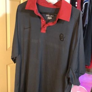 Nike dri-fit gold shirt